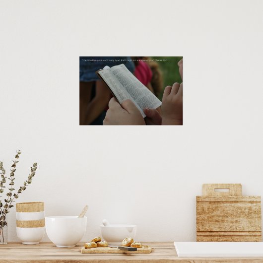 Psalm119:11 Poster (Keuken)