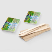 Psalm1:1-3 Gezegeld is het Christelijke man Handwaaier (Niet-gemonteerd)