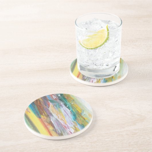 Psalm23 Zandsteen Onderzetter (Zijkant)