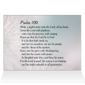 Psalm 100:1 Maak een vrolijk geluid tegen de Lord  (Binnen Horizontaal (Boven))