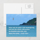 Psalm 100:4 briefkaart (Voorkant / Achterkant)
