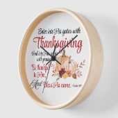 Psalm 100:4 gaat met Thanksgiving zijn poorten bin (Hoek)