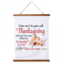 Psalm 100:4 gaat met Thanksgiving zijn poorten bin