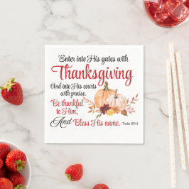Psalm 100:4 gaat met Thanksgiving zijn poorten bin Servet