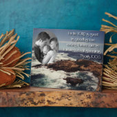 Psalm 100:5/ familiefoto fotoplaat (Zijkant)