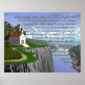 Psalm 100 (brede versie) poster (Voorkant)