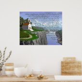 Psalm 100 (brede versie) poster (Keuken)