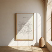 Psalm 100 Christelijke Herfst Muurprint Poster