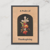 Psalm 100 Dankzegingsgebedskaart Plaatskaartje (Voorkant)