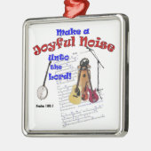 Psalm 100 Joyful Noise Ornament (Links)
