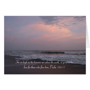 Psalm 103:11 - Sunset