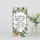 Psalm 103:13, Aquarel Bijbelbladwijzer (Staand voorkant)