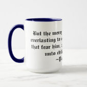 Psalm 103:17 genade van de Heer... unto - kinderen Mok (Links)