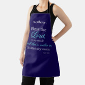 Psalm 103:1 Bible Verse Custom Christian Apron  Schort (Insitu)