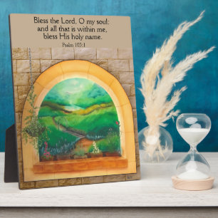 Psalm 103:1 plaquette fotoplaat