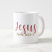 PSALM 103:2-3 Jumbo Mok (Voorkant rechts)