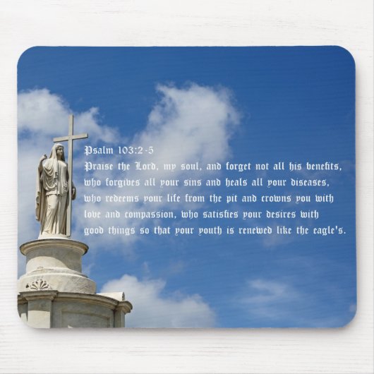 Psalm 103:2-5 muismat (Voorkant)