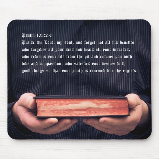 Psalm 103:2-5 muismat (Voorkant)