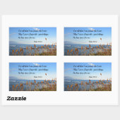 Psalm 103:2 Laat al dat ik de Heer wil prijzen... Rechthoekige Sticker (Vel)