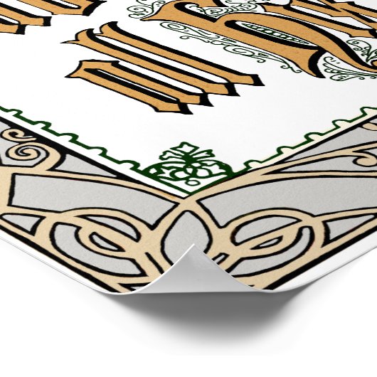 Psalm 103:2 Victoriaans Poster van de Manuscript (Hoek)