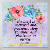 psalm 103:8 poster (Voorkant)