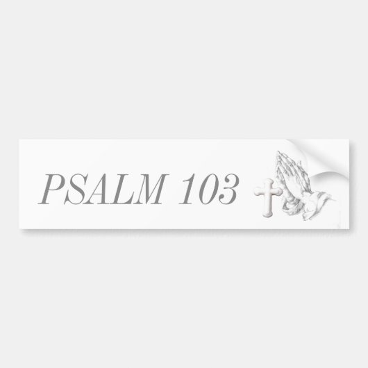 PSALM 103 BUMPERSTICKER (Voorkant)