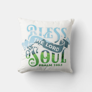 Psalm 103 Christelijk ontwerp Kussen