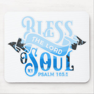 Psalm 103 Christelijk ontwerp Muismat