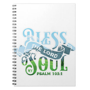 Psalm 103 Christelijk ontwerp Notitieboek