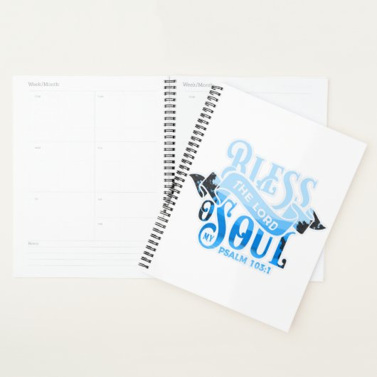Psalm 103 Christelijk ontwerp Planner (Display)