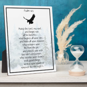 Psalm 103 En Hij geneest al uw ziekten Fotoplaat