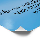 Psalm 103 Flying Eagle Glossy Poster (Hoek)