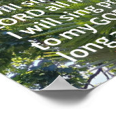 Psalm 104:33 Ik zal de Heere zingen Poster (Hoek)