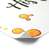 Psalm 107:1, Geef Bedankt Herfst Poster (Hoek)