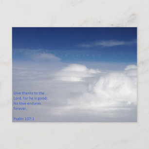 Psalm 107:1 Schriftplaats Kaart