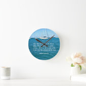 Psalm 107:23-24 Ze die naar het Zee gaan... Ronde Klok (Huis)