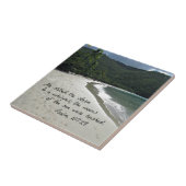 Psalm 107:29 Hij heeft het storm gedistilleerd... Tegeltje (Zijkant)