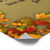 Psalm 107:31 Laat ze bedankt geven aan de Heer... Poster (Hoek)