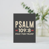 Psalm 109:8 Bid voor de inauguratie van Trump Briefkaart (Staand voorkant)