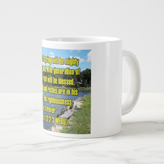 Psalm 112:2-3 WEBU Mok (Voorkant rechts)