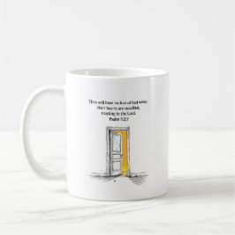 Psalm 112:7 Bible Verse Christian Gift Mug Koffiemok
