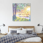 Psalm 113:3 canvas afdruk (Insitu (Slaapkamer))
