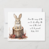 Psalm 113:3 Engels Birmees konijntje Notecard Notitiekaartje (Voorkant)