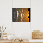 Psalm 113:3 poster (Keuken)