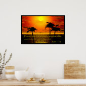 Psalm 113:3 Poster (Keuken)