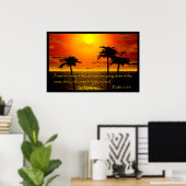 Psalm 113:3 Poster (Thuiskantoor)