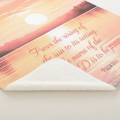 Psalm 113:3 sherpa deken (3/4)