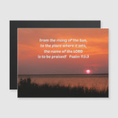 Psalm 113:3 Uit de zonsopgang (Voorkant / Achterkant)
