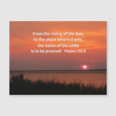 Psalm 113:3 Uit de zonsopgang (Voorkant)