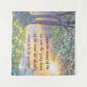 Psalm 113:3 wandkleed (Voorkant (horizontaal))